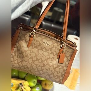 Coach Signature Brown Tote Bag